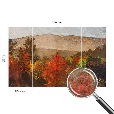Fototapeta na ścianę z motywem jesiennej panoramy