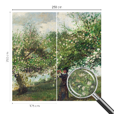 Tapeta fotograficzna samoprzylepna z wiosenną sceną