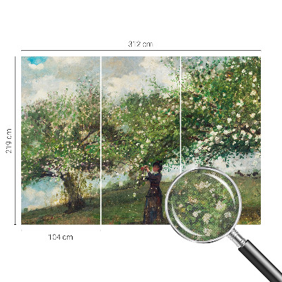 Tapeta fotograficzna samoprzylepna z wiosenną sceną