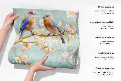 Fototapeta samoprzylepna z nadrukiem z akwarelowym motywem gruszek
