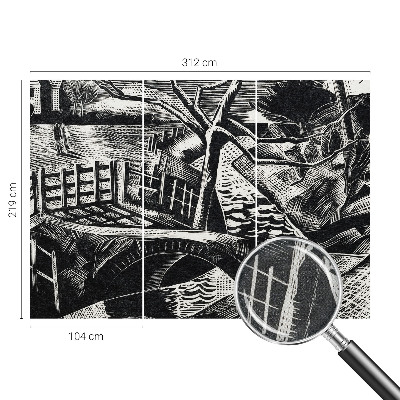 Tapeta fotograficzna z motywem architektonicznego krajobrazu