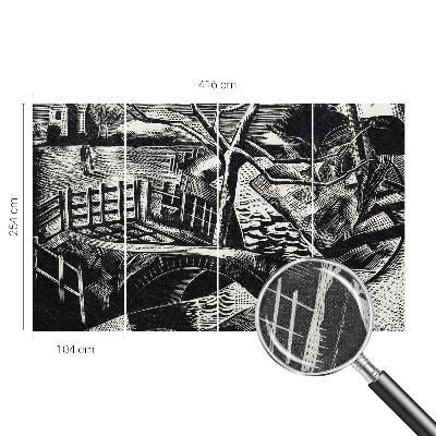 Tapeta fotograficzna z motywem architektonicznego krajobrazu