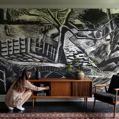 Tapeta fotograficzna z motywem architektonicznego krajobrazu