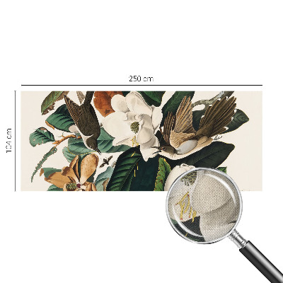 Fototapeta na ścianę z motywem ptaków i magnolii