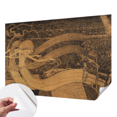 Tapeta fotograficzna samoprzylepna z motywem surrealistycznych postaci