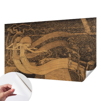 Tapeta fotograficzna samoprzylepna z motywem surrealistycznych postaci