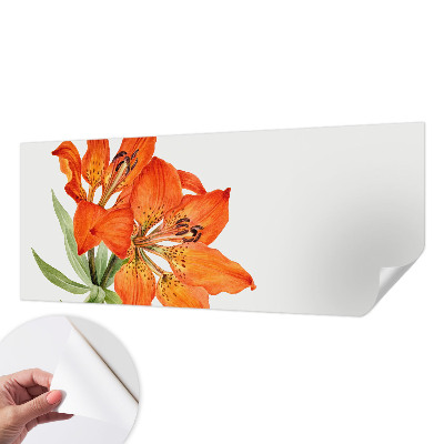 Tapeta fotograficzna samoprzylepna z motywem pomarańczowej lilii