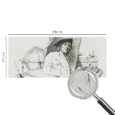 Tapeta fotograficzna samoprzylepna z artystycznym portretem