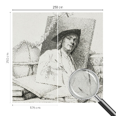 Tapeta fotograficzna samoprzylepna z artystycznym portretem