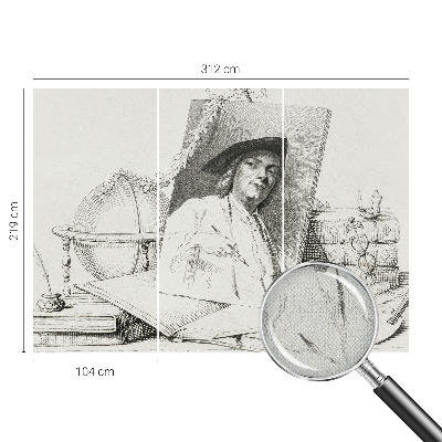 Tapeta fotograficzna samoprzylepna z artystycznym portretem