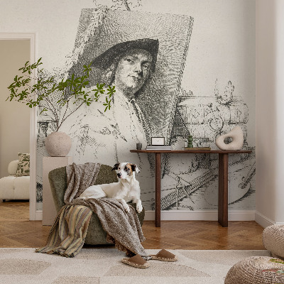 Tapeta fotograficzna samoprzylepna z artystycznym portretem