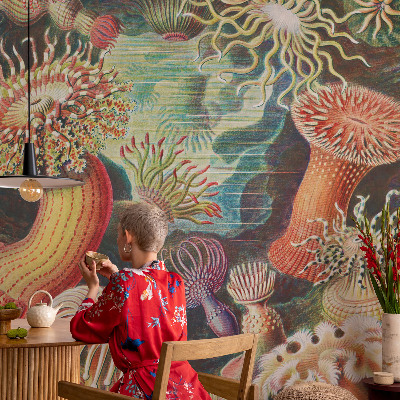 Fototapeta na ścianę z motywem fantazyjnych anemonów