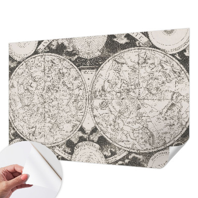 Nowoczesna fototapeta do salonu Gwiezdna mapa