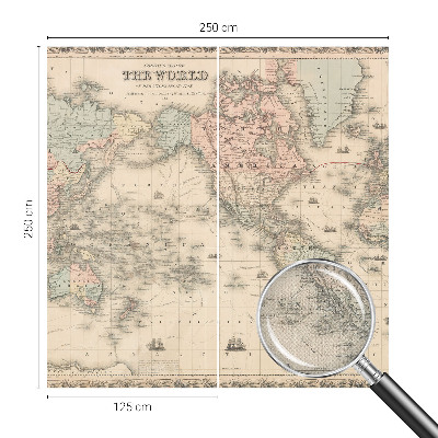 Fototapeta samoprzylepna do sypialni Fototapeta samoprzylepna do sypialni Historyczna mapa