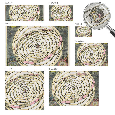 Tapeta fotograficzna z motywem kosmicznej spirali