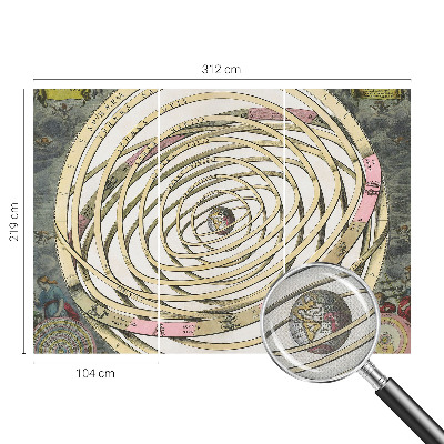 Tapeta fotograficzna z motywem kosmicznej spirali