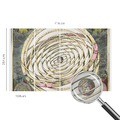 Tapeta fotograficzna z motywem kosmicznej spirali