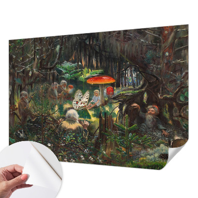 Fototapeta na ścianę z motywem baśniowego lasu