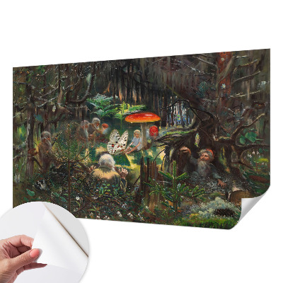 Fototapeta na ścianę z motywem baśniowego lasu