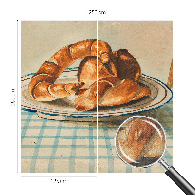 Tapeta fotograficzna samoprzylepna z motywem kuchennych wypieków