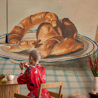 Tapeta fotograficzna samoprzylepna z motywem kuchennych wypieków