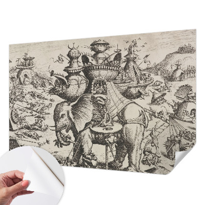 Tapeta fotograficzna Groteskowa batalia