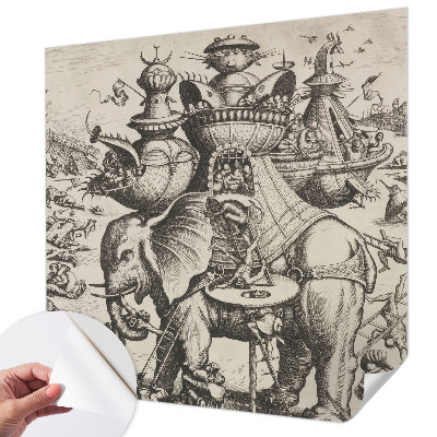 Tapeta fotograficzna z motywem „Groteskowa batalia”