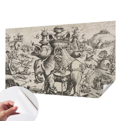 Tapeta fotograficzna z motywem „Groteskowa batalia”