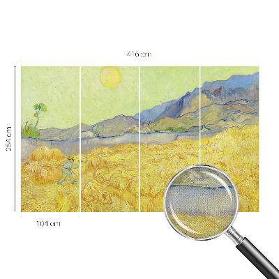 Tapeta fotograficzna z motywem pszenicznego pola