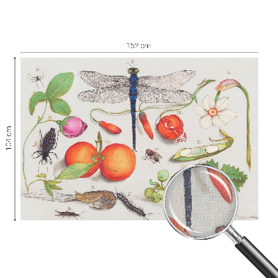 Tapeta fotograficzna samoprzylepna z motywem przyrodniczej ilustracji