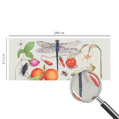 Tapeta fotograficzna samoprzylepna z motywem przyrodniczej ilustracji