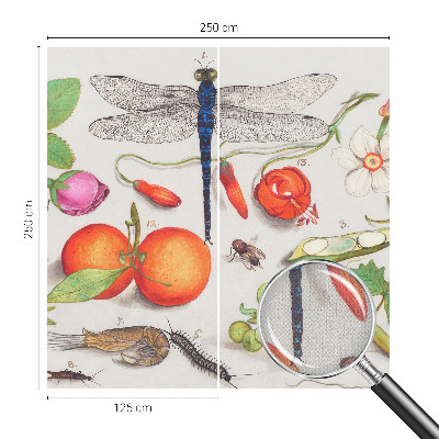Tapeta fotograficzna samoprzylepna z motywem przyrodniczej ilustracji