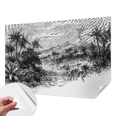 Dekoracyjna fototapeta na ścianę Egzotyczna panorama