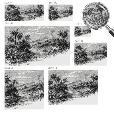 Dekoracyjna fototapeta na ścianę z egzotyczną panoramą