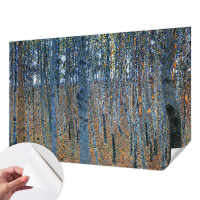 Tapeta fotograficzna samoprzylepna z motywem brzozowego lasu