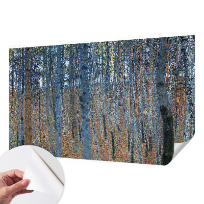 Tapeta fotograficzna samoprzylepna z motywem brzozowego lasu