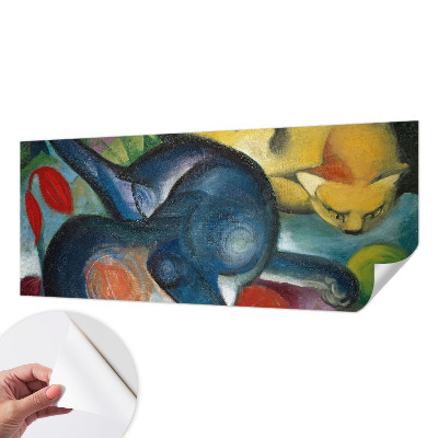 Tapeta fotograficzna z motywem kociego artysty