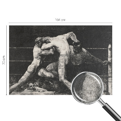Fototapeta na ścianę z motywem pojedynku bokserów