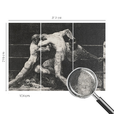 Fototapeta na ścianę z motywem pojedynku bokserów