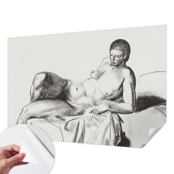 Tapeta fotograficzna samoprzylepna z artystycznym aktem