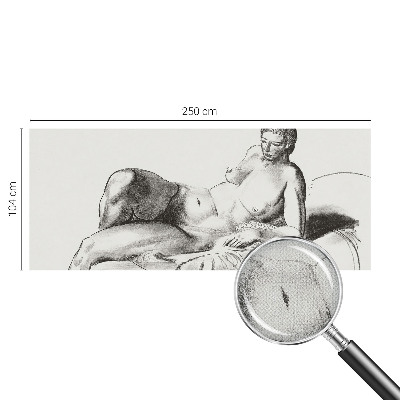 Tapeta fotograficzna samoprzylepna z artystycznym aktem
