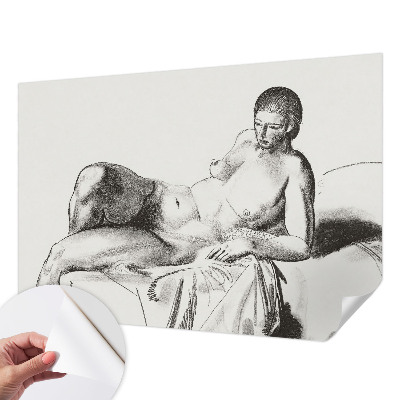 Tapeta fotograficzna samoprzylepna z artystycznym aktem