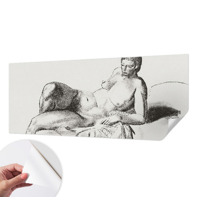 Tapeta fotograficzna samoprzylepna z artystycznym aktem
