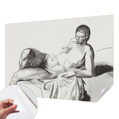 Tapeta fotograficzna samoprzylepna z artystycznym aktem