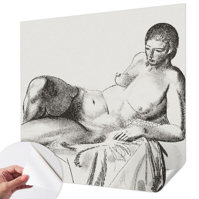 Tapeta fotograficzna samoprzylepna z artystycznym aktem