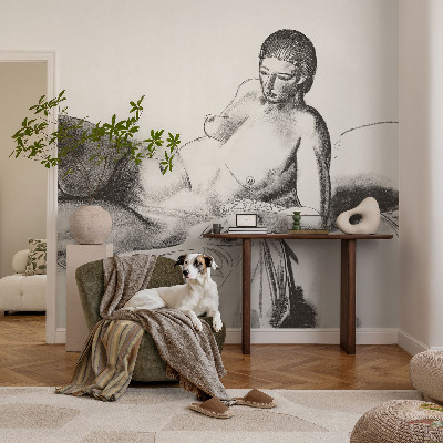 Tapeta fotograficzna samoprzylepna z artystycznym aktem