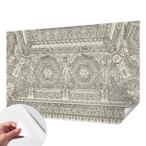 Dekoracyjna fototapeta na ścianę z motywem klasycznego ornamentu