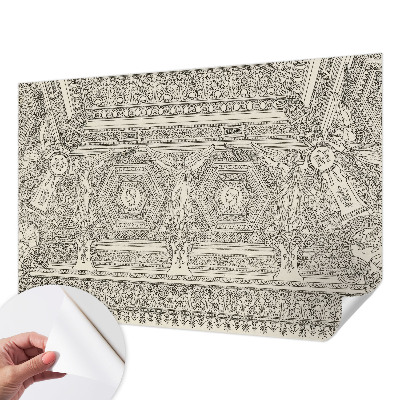 Dekoracyjna fototapeta na ścianę z motywem klasycznego ornamentu
