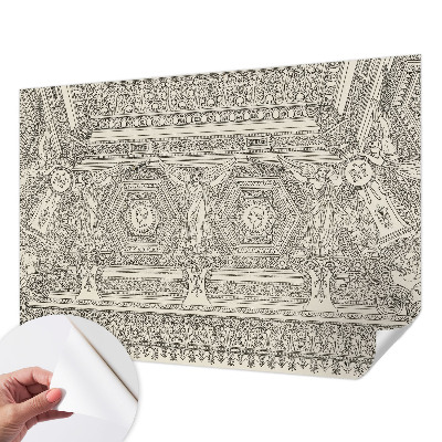 Dekoracyjna fototapeta na ścianę z motywem klasycznego ornamentu
