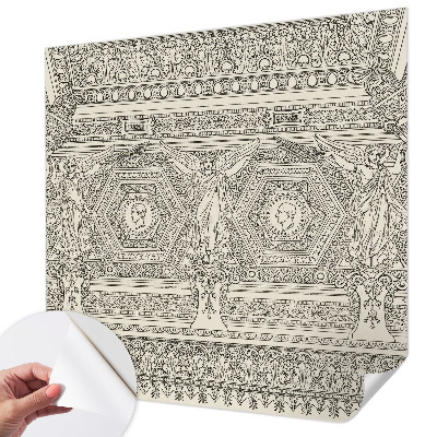Dekoracyjna fototapeta na ścianę z motywem klasycznego ornamentu